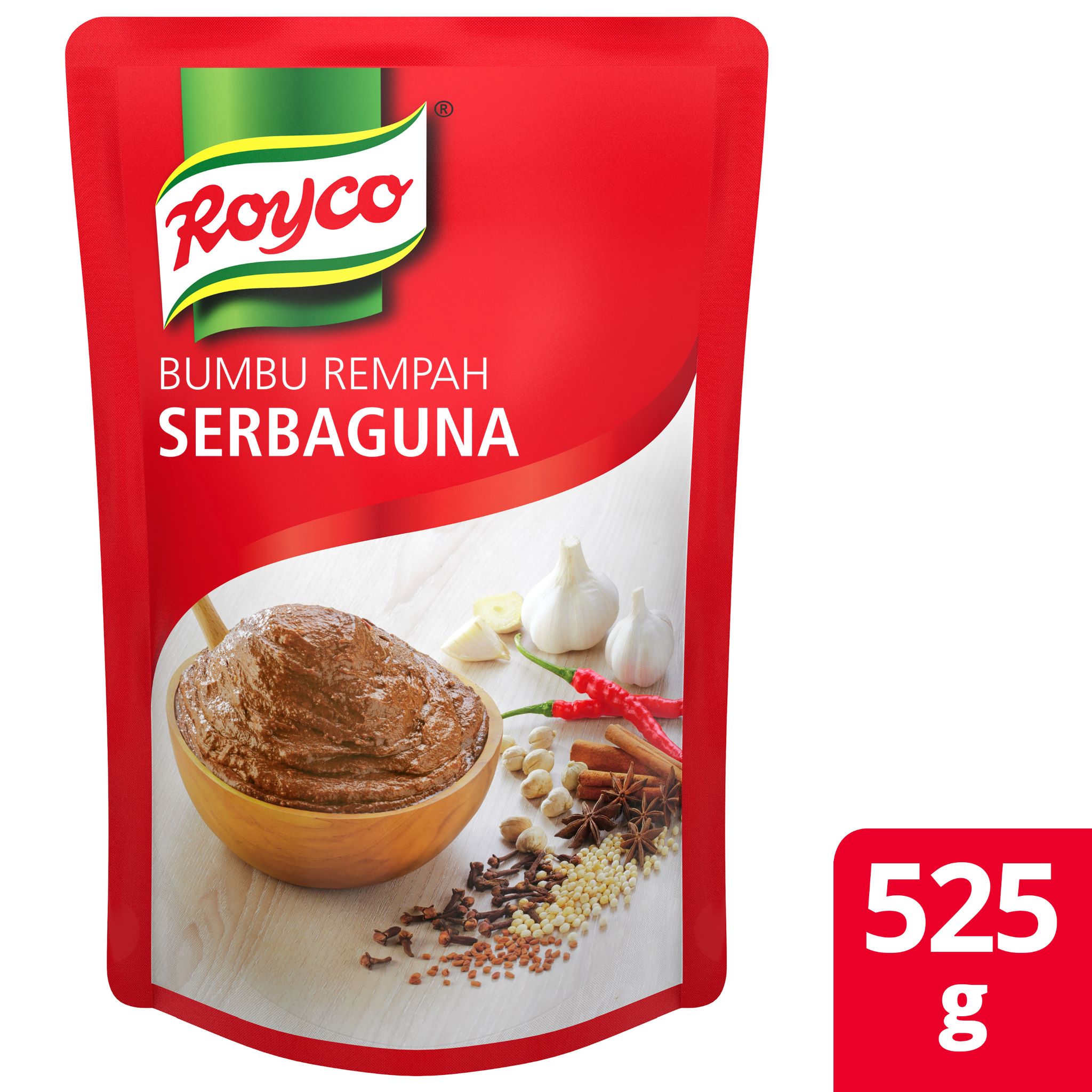 Royco Bumbu Rempah Serbaguna 525g - With Royco Bumbu Dasar Rendang, everyone can make delicious authentic Rendang every time!